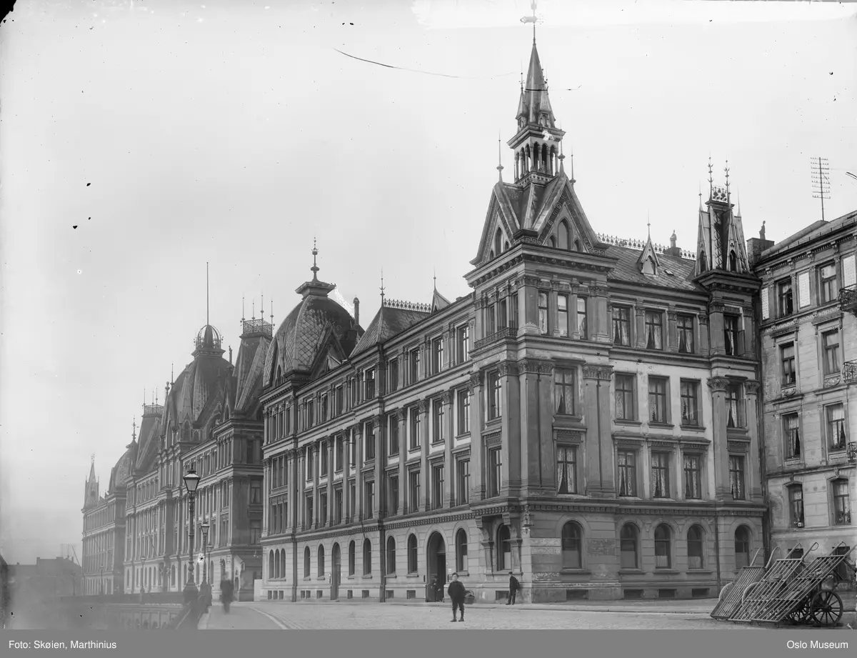 Victoria terrasse. - Oslo Museum / DigitaltMuseum