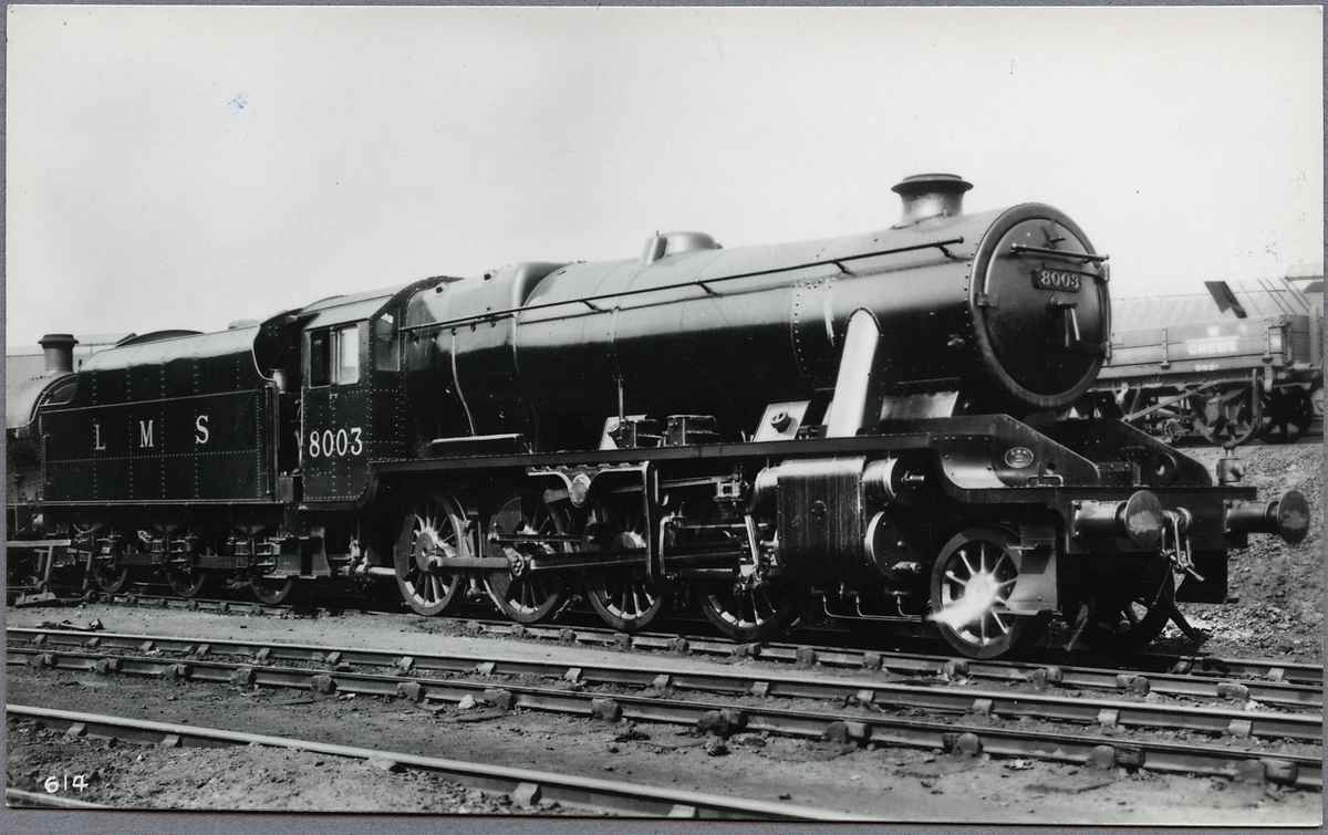 London, Midland and Scottish Railway, LMS 8F-A 8003. - Järnvägsmuseet ...